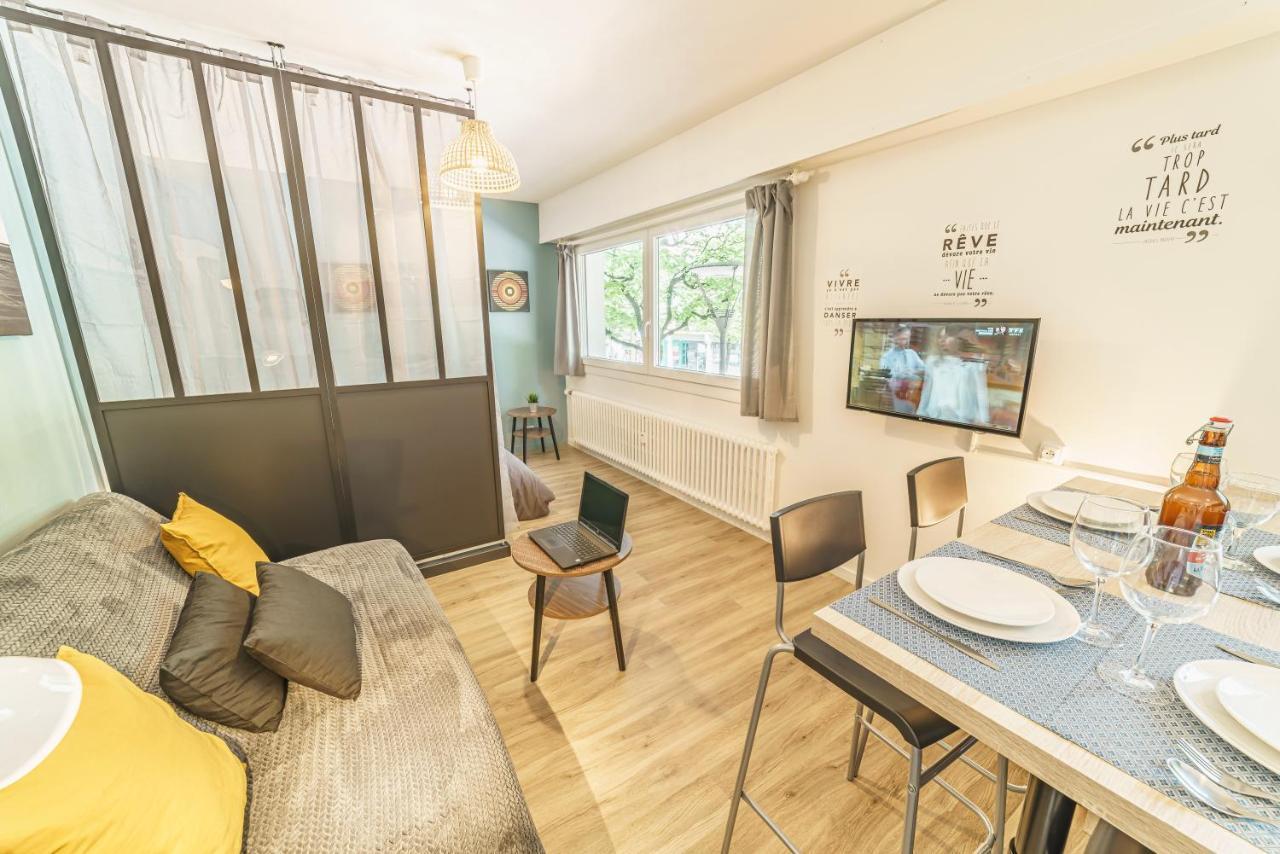 Cosy Studio 108 - Chambery Centre - Stationnement - Gare Eksteriør billede